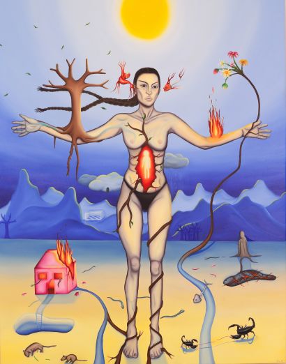 Transition - a Paint Artowrk by Irène Poetschke